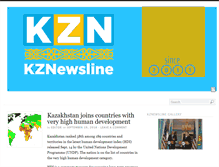 Tablet Screenshot of kznewsline.com